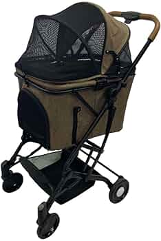 kanadori ブラウン ペットカート メッシュ kanadori様 専用 ブラウン ペットカート メッシュ